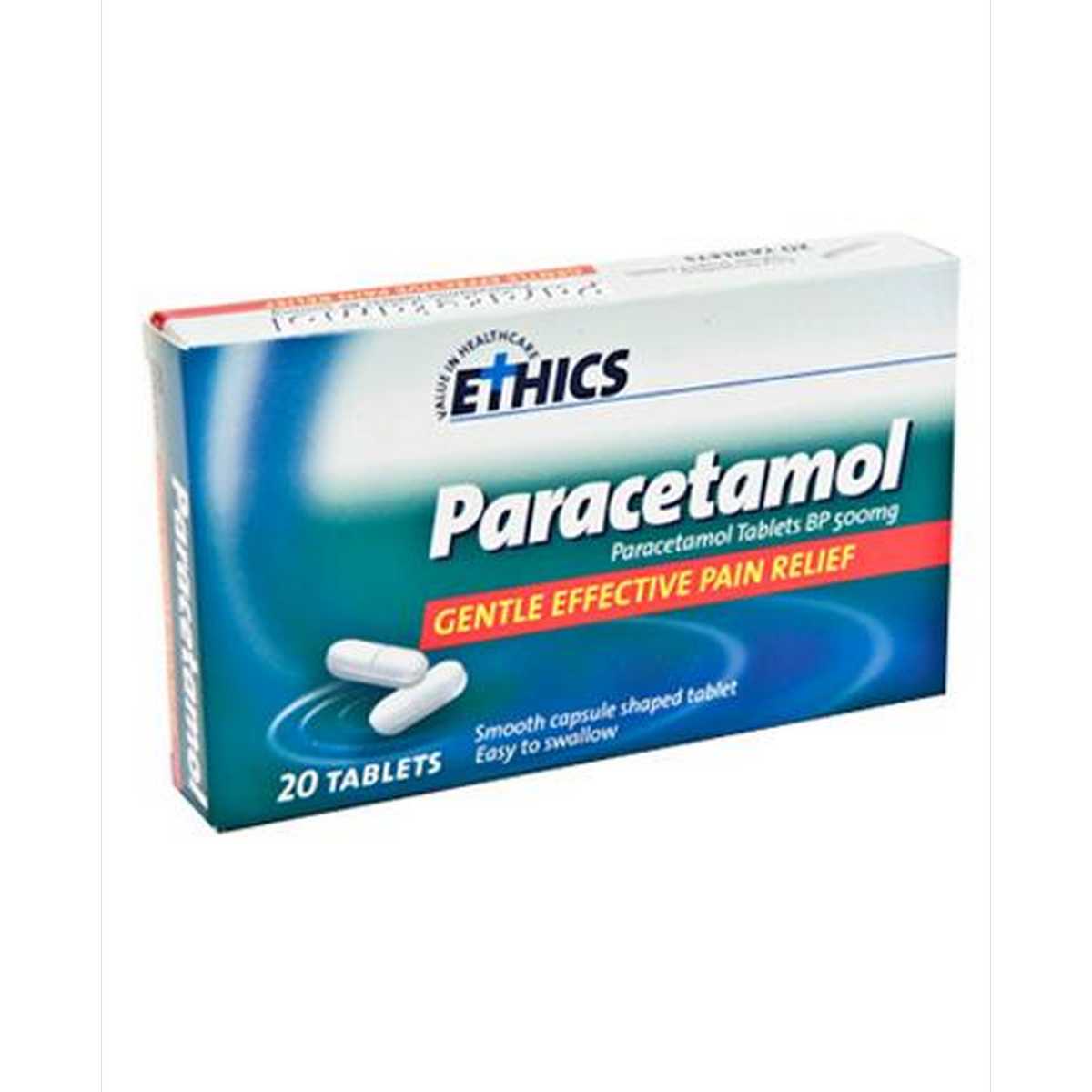 Ethics Paracetamol 20 tablets  (Single pack)