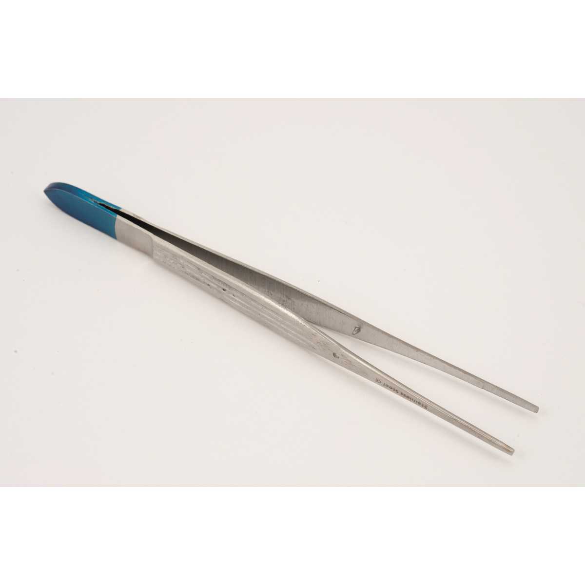 McIndoe Dissecting Forceps Blunt End Sterile Single Use Blue Ends 15cm