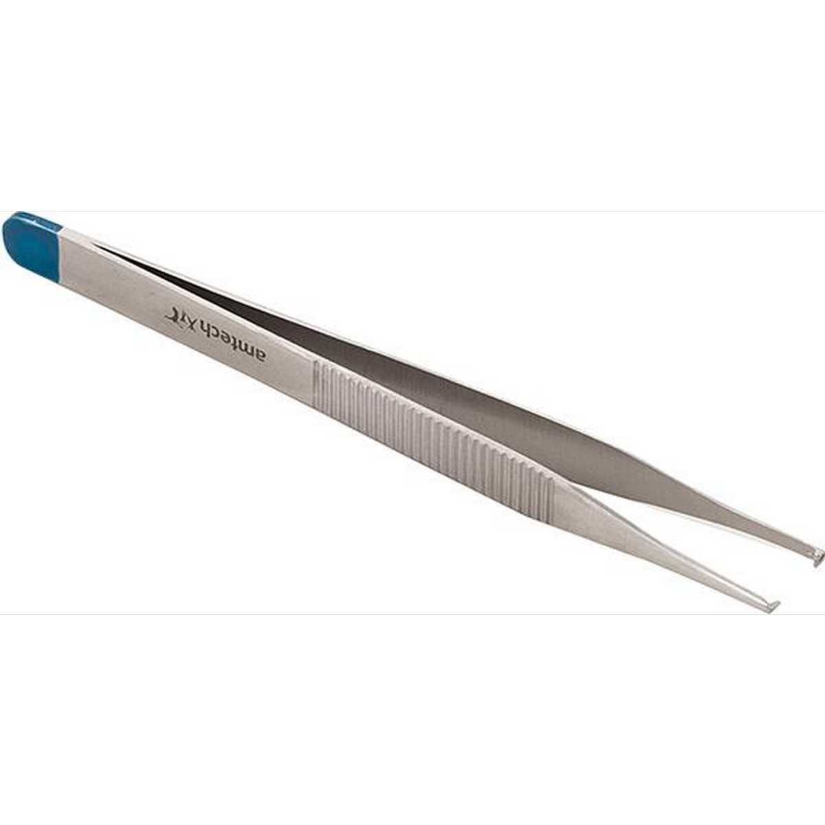 St John New Zealand - Adson Forceps Toothed Single Use Blue Ends 12cm  Sterile