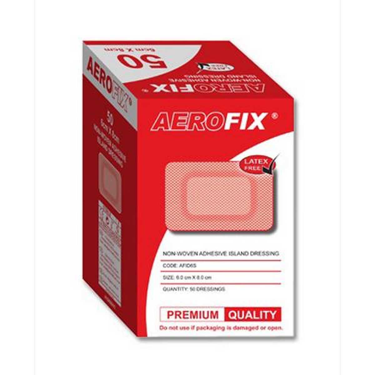 Aerofix Island Dressing 6cm x 8cm (Box 50)