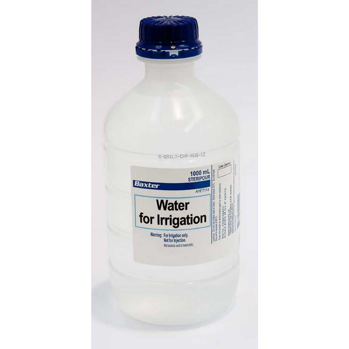 Baxter Water for Irrigation 1000ml (AHF7114)