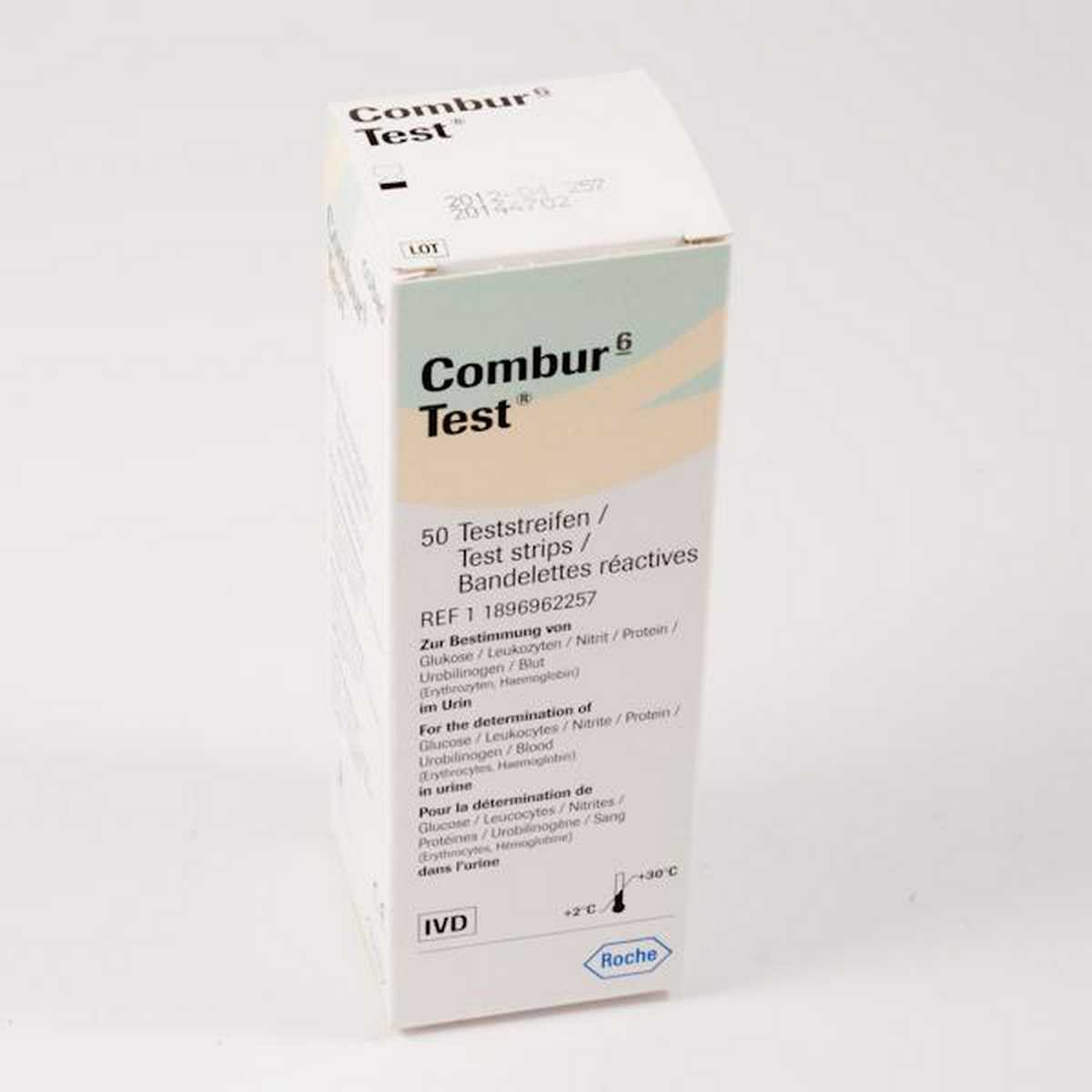 Roche Combur 6 Urinalysis Test Strips (Pack 50)