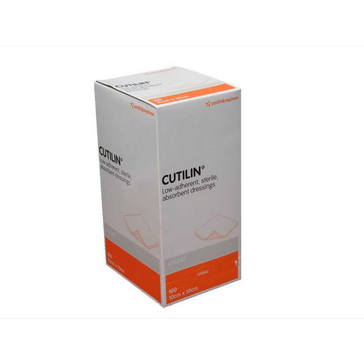 Smith and Nephew Cutilin Low Adherent Dressing 10cm x 10cm (Pack 100)