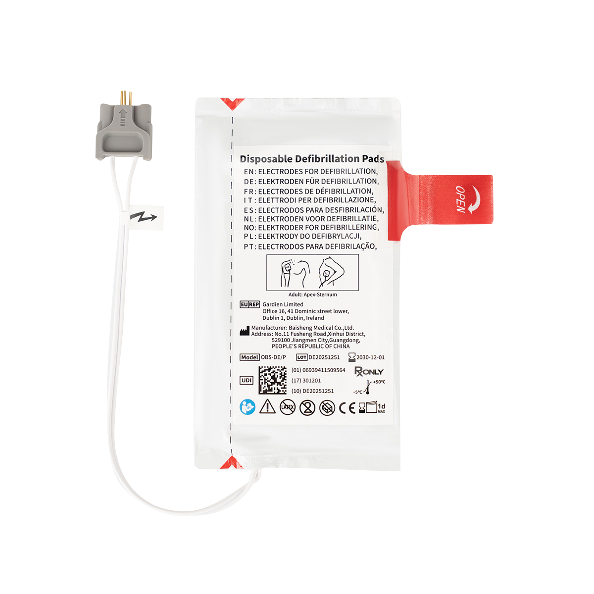 St John LifeBeat Mini Defibrillator Replacement Pads