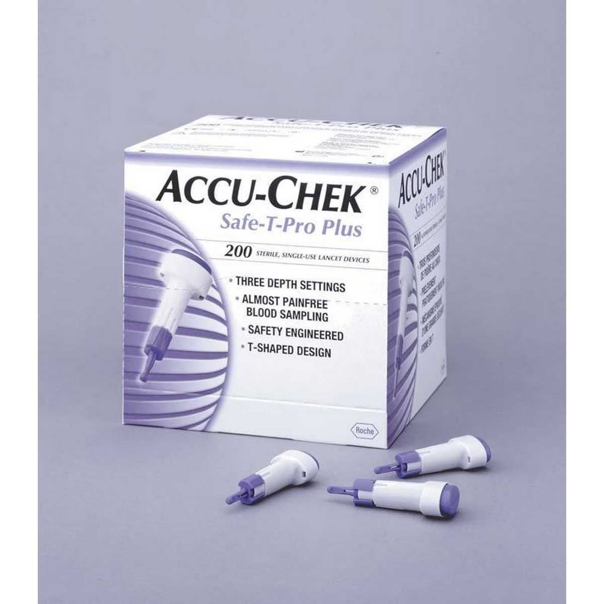 Roche AccuChek Safe-T-Pro Plus Lancets (Box 200)