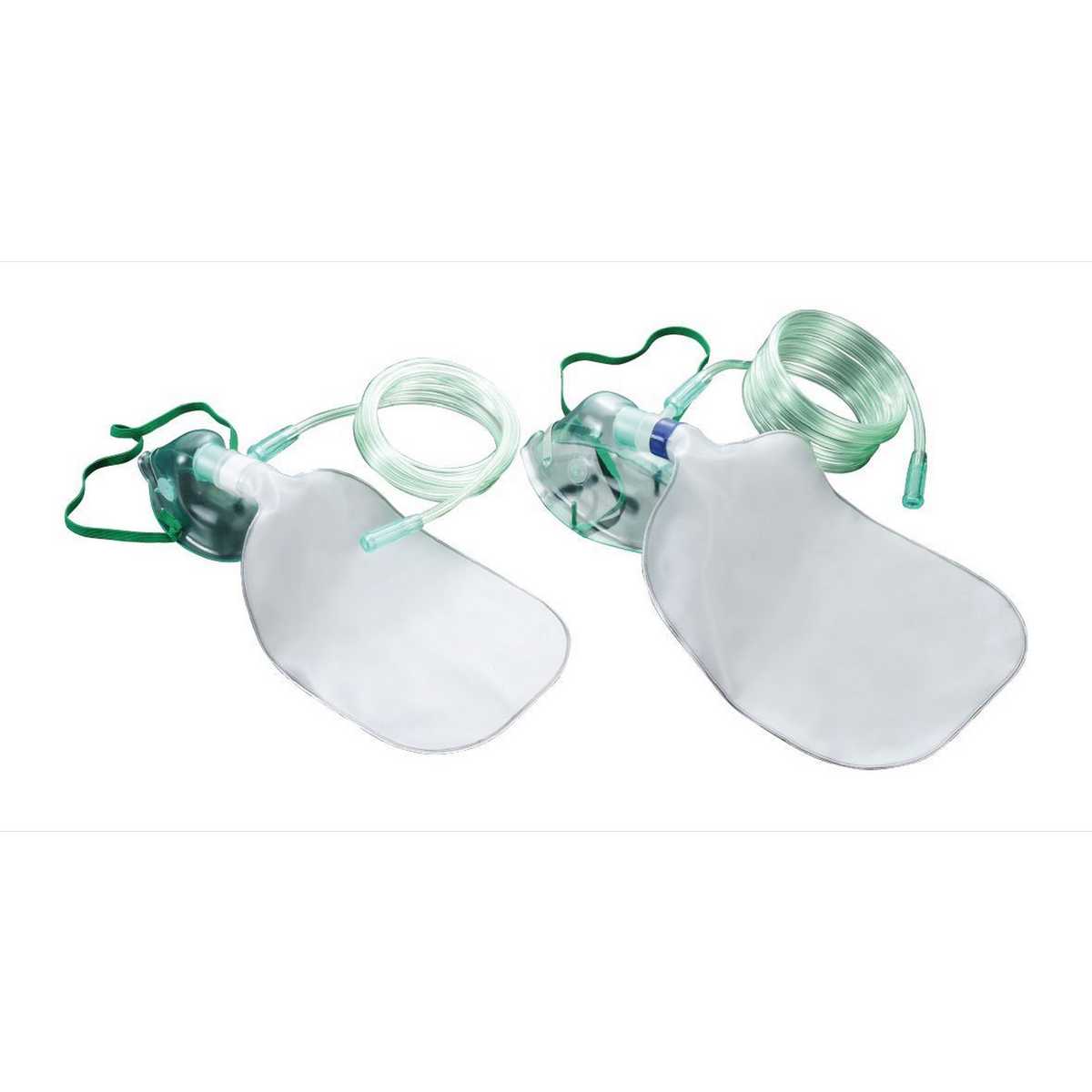 Hi-Oxygen Mask and 2m Oxygen Tubing and Reservoir