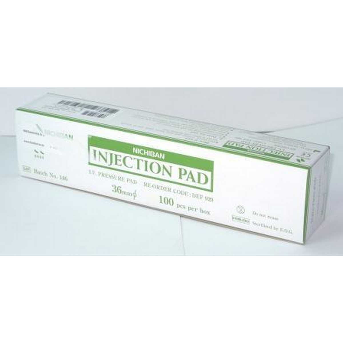 Nichiban IV Injection Strips with Pressure Pad 36mm Pack 100