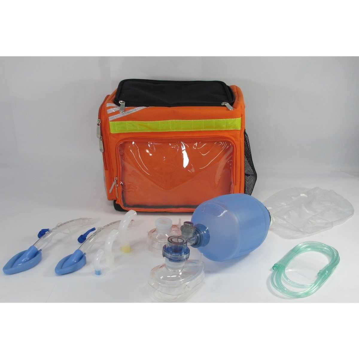 Disposable Adult Resuscitator Set Complete with Emergency Bag