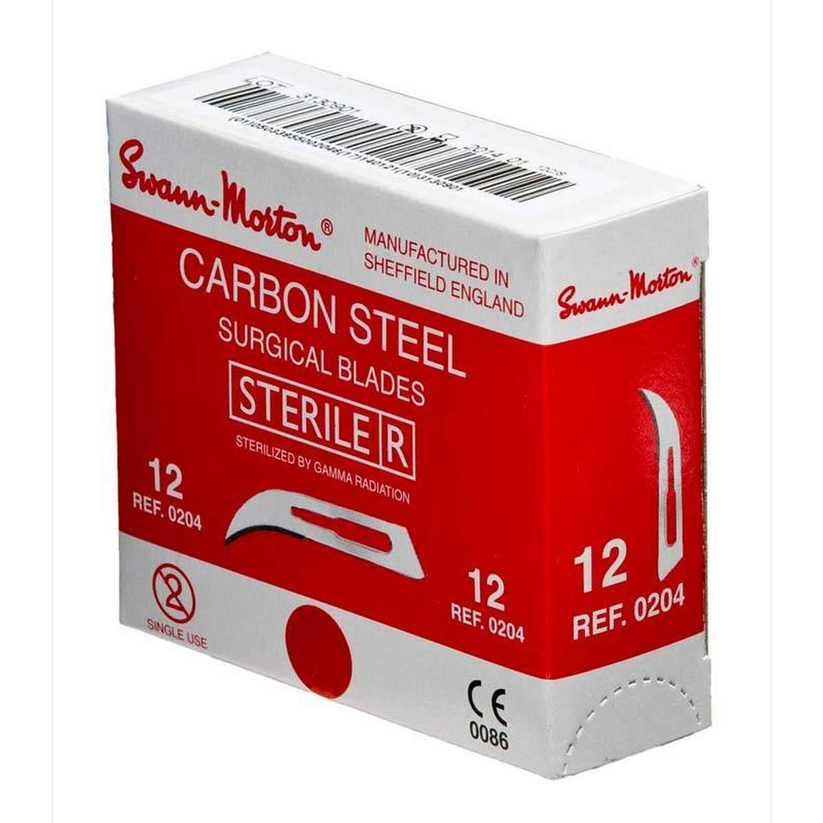 Swann Morton Scalpel Blades - Carbon Steel (Box 100)