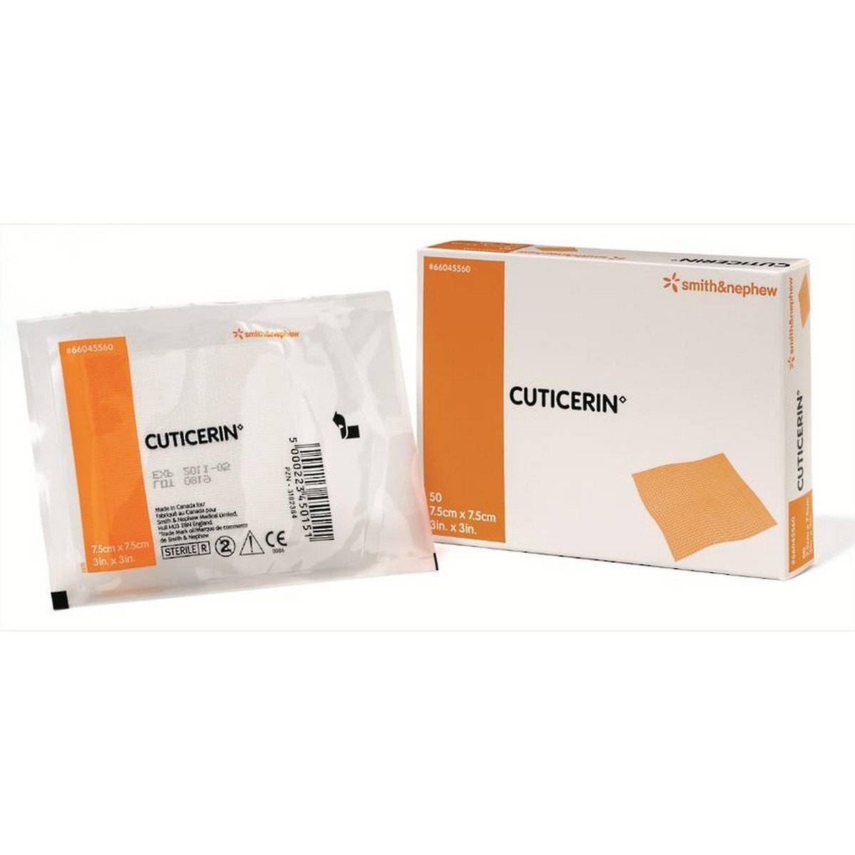 Smith and Nephew Cuticerin Impregnated Gauze 7.5cm x 20cm (Pack 50)