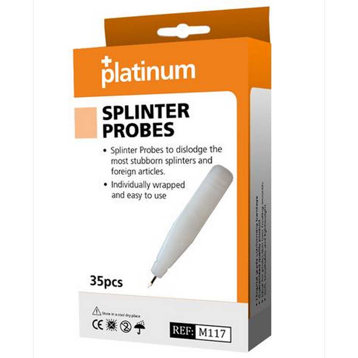 Platinum Splinter Probes (Pack 35)