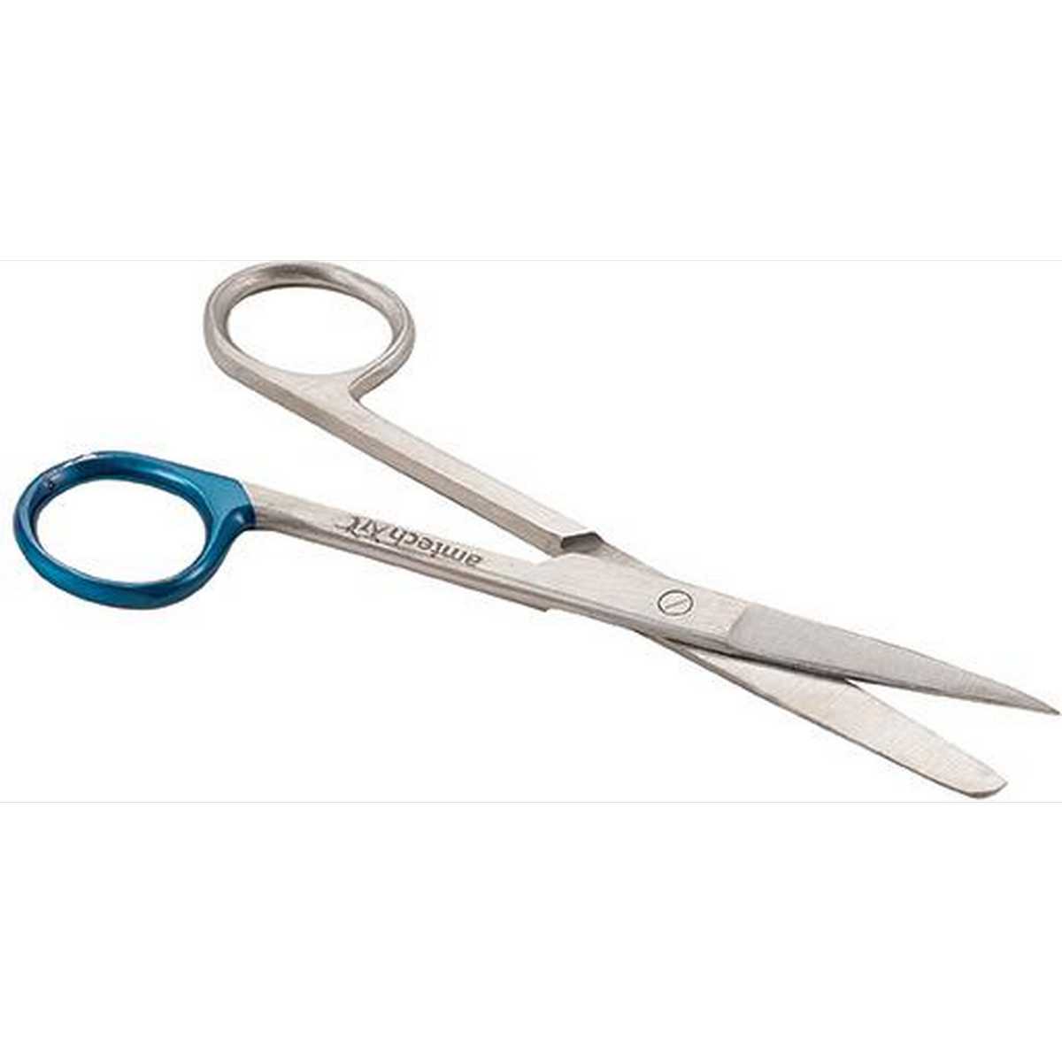 Scissors Sharp Blunt Sterile Single Use Blue Ends 13cm