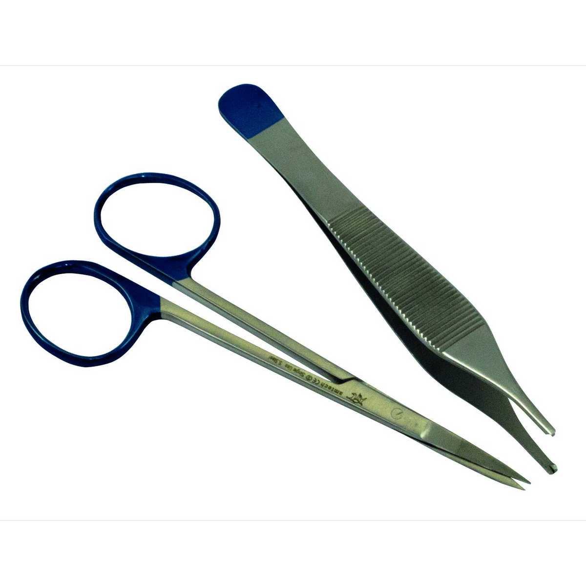 Amtech Suture Removal Kit 2 Piece Sterile (1 x Adson Forcep, 1 x Curved Sharp)