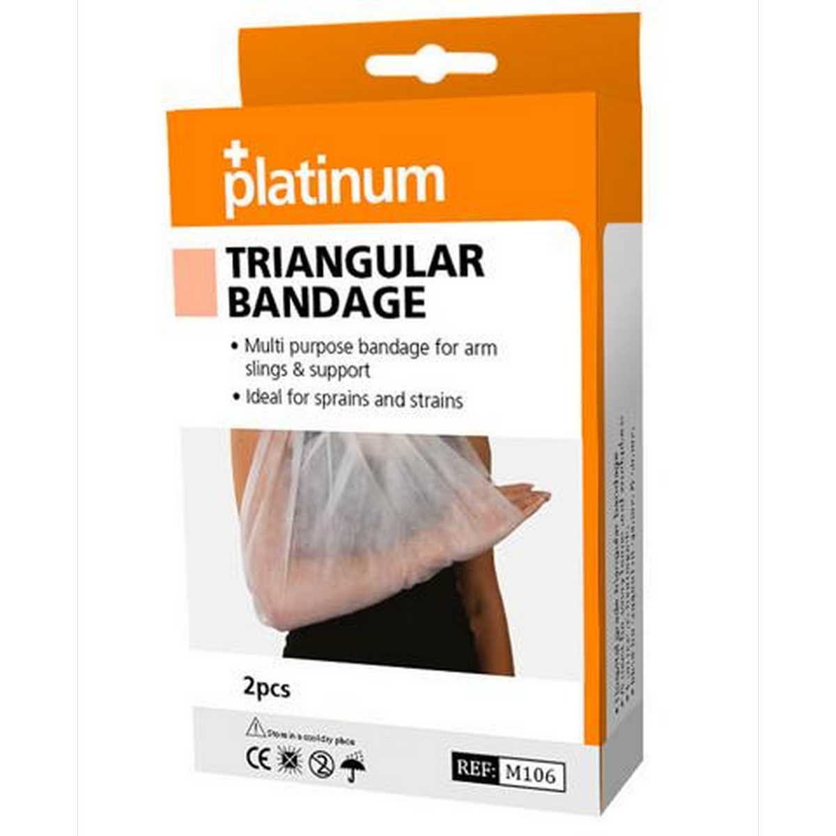 Platinum Triangular Bandages (2 pcs)