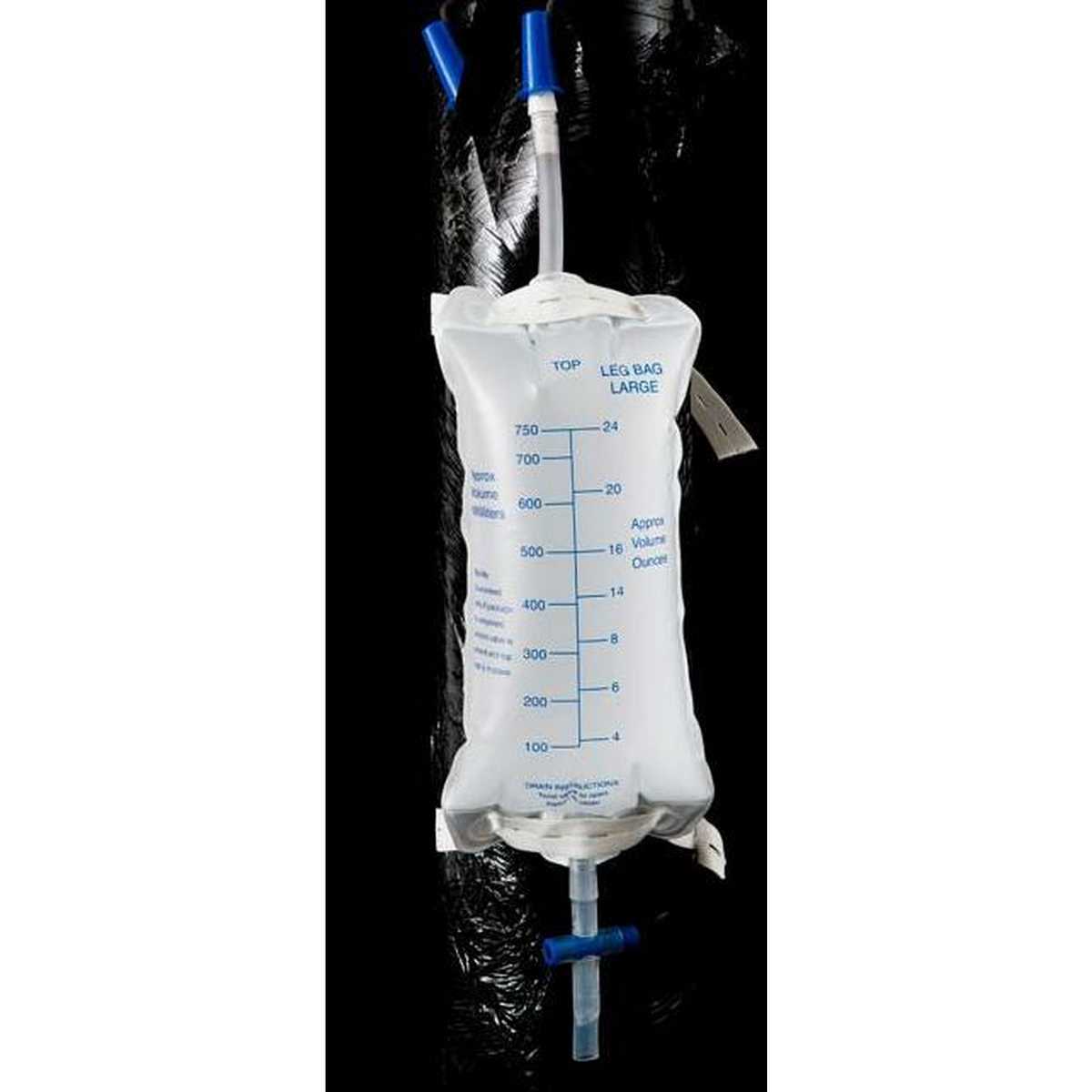 Urine Leg Bag 750ml with T-Tap & 30cm Tube