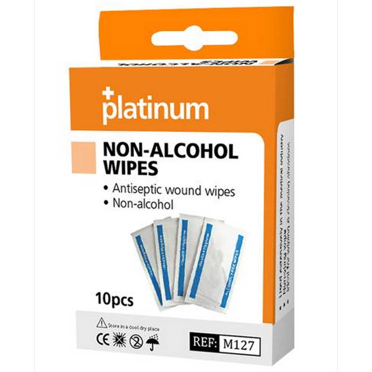 Platinum No-Alcohol Wipes - 3g sachet (10 pack)